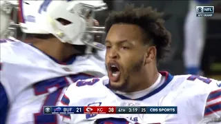 Bills and Chiefs Getting CHIPPY With 4 Late Penalties & Scuffle After Allen Throws Ball At Okafor
