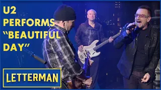 U2 Performs "Beautiful Day" | Letterman