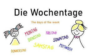 Die Wochentage | Deutsch lernen mit Lena und Linus