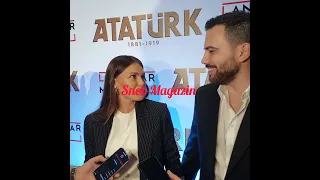 Atatürk filminin galasına katılan Aslı Enver, ilk kez annelik heyecanını paylaştı