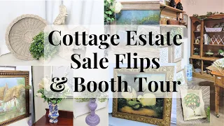 Estate Sale Cottage Decor Flips & Shop Tour + How Much $$ I Made