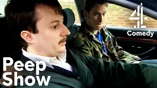Mark Crashes Johnson's BMW | Peep Show