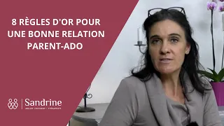 Relation parents ado - 8 règles d'or pour une bonne relation parents adolescents