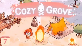 Upgrading & Decorating My Tent! ⛺ | Cozy Grove #7