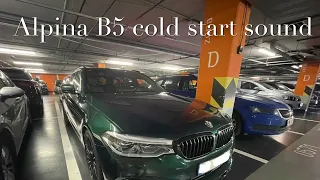 Alpina B5 biturbo cold start