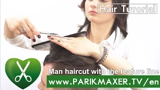 Mens combover haircut. parikmaxer tv USA