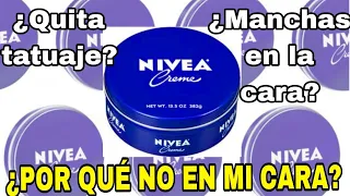 USOS Y BENEFICIOS DE LA CREMA NIVEA LATA AZUL - la mejor crema humectante para cara? DEILY URQUIOLA