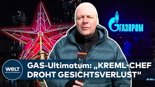 PUTINS GAS-ULTIMATUM: „Es besteht die Gefahr, dass Russland den Gashahn zudreht“