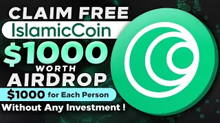 Islamic coin Airdrop -Claim Free $ISLM Token Worth $1000+ | Without Any Investment |neon gets jumped