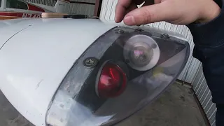 How to install Wing Tip light covers on a Grumman Tiger, Cheetah, Traveler or trainer