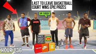 Last To Leave Basketball Court Wins EPIC PRIZE (Very Intense)😱