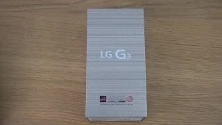 LG G3 - Unboxing (4K)
