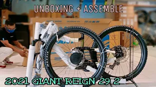 UNBOXING + ASSEMBLE - 2021 GIANT REIGN 29er 2