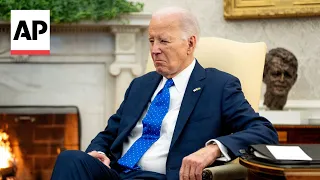 Biden calls GOP holdup of Ukraine aid 'close to criminal neglect' as he meets with Germany's Scholz