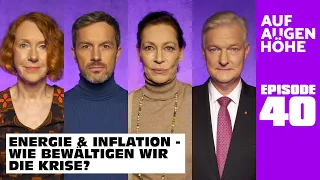 ENERGIE & INFLATION - WIE BEWÄLTIGEN WIR DIE KRISE? U. Guerot, M. Friedrich, J. Schneider, HJ. Völz