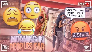 Moaning In People's Ear Prank *MUST WATCH* (HILARIOUS)