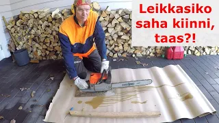 SÄÄTÄMINEN kannattaa AINA! | It is worth to adjust chainsaw