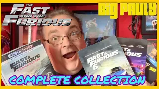 Complete Fast & The Furious Movie Collection - 4K / 3D / Steelbooks