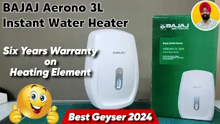 Bajaj AERONO Geyser | Bajaj Instant Geyser Review | Bajaj AERONO Water Heater Unboxing & Review