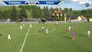 Skrót meczu ULKS Korzenna - Sokół Stary Sącz 1:0 (0:0) 17.05.2023r. - I Liga Trampkarzy