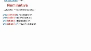 Comparative and Superlative in German - www.germanforspalding.org