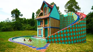 Update : Create a Beautiful Rainbow Water Slide For Tiny House [part end]