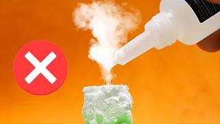 Pour Super Glue on Styrofoam and Amaze With Results but be careful with the fumes !