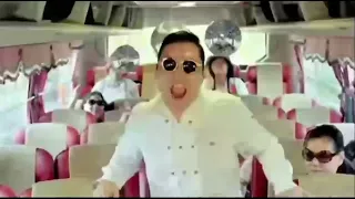 Gangnam Style except for after the beat drop it says ‘Fantastic Baby’ instead