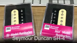 Gibson Burstbucker Pro vs. Seymour Duncan SH-4
