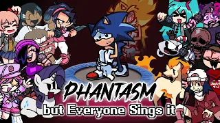 FNF Phantasm but Everyone Sings it (ft. Trampoline) - Friday Night Funkin' Cover