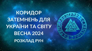 Коридор затемнень для України та світу. Весна 2024