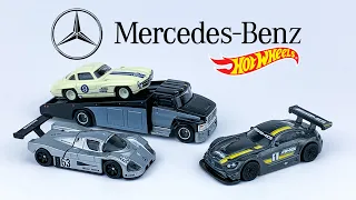 Unboxing Hot Wheels 2021 Premium Boxset - Mercedes-Benz!