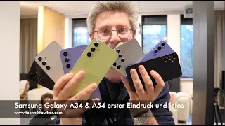 Samsung Galaxy A34 & A54 erster Eindruck und Infos