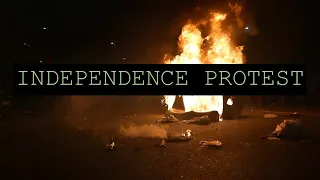 Independence Protest in Barcelona // STUDYING ABROAD IN SPAIN