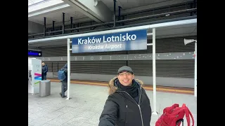 How to Use the Train Ticket Machine at the Krakow Airport going to the Krakow City Main Station