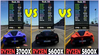 Ryzen 5 5600X vs Ryzen 7 5800X vs Ryzen 7 3700X - RTX 3060 Ti | Test in 12 Games at 1080p - Tech MK