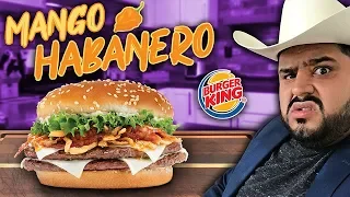 BURGER KING vs HOME-MADE (Mango Habanero Burger) | EL GUZII