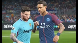 [HD] Neymar vs FC Barcelona - Gameplay PES 2018 Solo Superstar