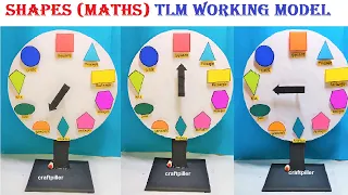 Maths 3d Shapes TLM working model making for maths teachers @howtofunda