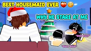 Reacting to Roblox Story | Roblox gay story 🏳️‍🌈| A GUY HIRED ME AS HIS MAID | CHRISTMAS SPECIAL