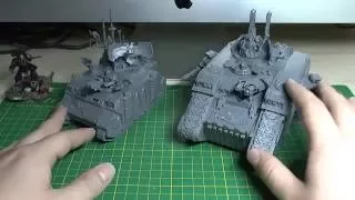 Warhammer World Exclusive - Space Marine Command Tanks - Unboxing & Review (WH40K)