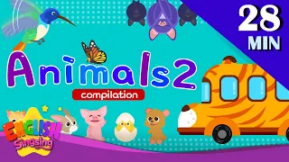 Kids vocabulary Theme "Animals 2" - Words Compilation