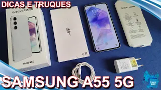 Samsung Galaxy A55 5G - Dicas e truques - Conhecendo recursos do aparelho