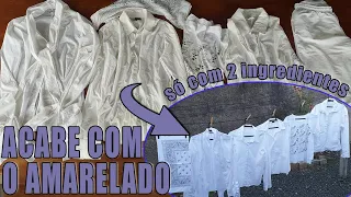 COMO TIRAR AMARELADO DE ROUPA