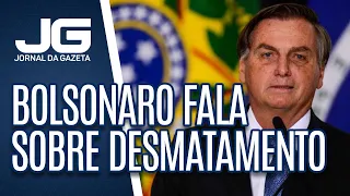 Bolsonaro diz que governo reforçou combate ao desmatamento