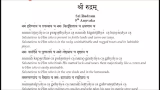 SRI RUDRAM 9th Anuvaka ( STRICTLY NOT FOR LEARNING.WHATSAPP NUMBER IN DESCRIPTIONS TO LEARN )