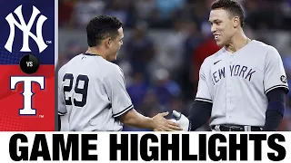 Yankees vs. Rangers Game Highlights (5/20/21) | MLB Highlights