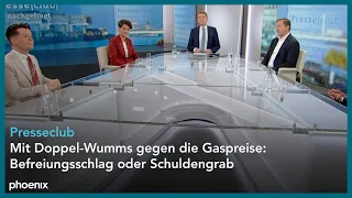 Presseclub - Mit Doppel-Wumms gegen die Gaspreise: Befreiungsschlag oder Schuldengrab?