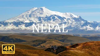 NEPAL 4K Scenic Relaxation Film with Piano Relaxing Music, Nature Video Ultra HD, Calming Music