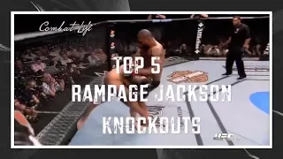 Quinton Rampage Jackson TOP 5 KNOCKOUTS in UFC Compilation 2018